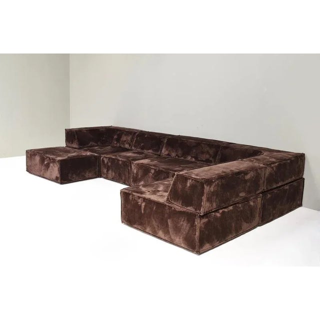 Chocolate Brown COR Trio Sectional Sofa, 1972, Set of 11 For Sale - Image 12 of 18