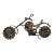 Copper Bronze Color Metal Mechanic Motorcycle Display Art Figure For Sale