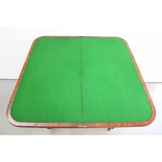 Antique Regency William IV Gaming Table, England, 1825 For Sale - Image 11 of 13