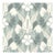 Botanic Dragon Flower - Ash Blue Floral Premium Wallpaper by Mitchell Black, 156 Sq Ft For Sale