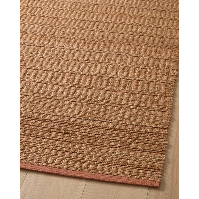 Textile Angela Rose x Loloi Colton Natural / Clay 18" x 18" Sample Rug For Sale - Image 7 of 8