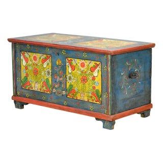 German Folk-Art Bridal Chest, 1887 For Sale