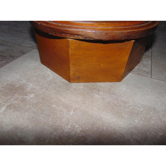 Vintage Wall-Mounted Wooden Clock from D.C. For Sale - Image 12 of 17