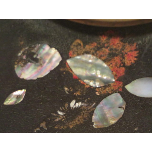 1900 - 1909 Antique 1850's Mantle Cast Iron Clock For Sale - Image 5 of 13