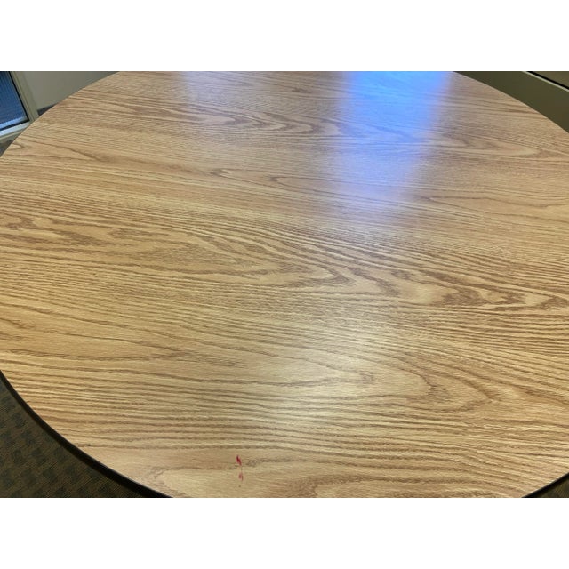 1980s Vintage Mid Century Modern Conference Table For Sale - Image 10 of 11