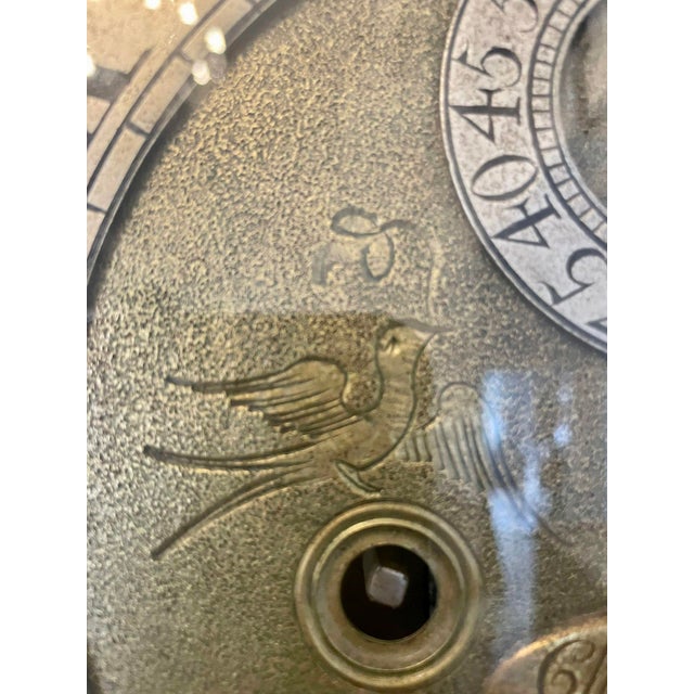 Antique George III Mahogany Longcase Clock by Charles Shuckburgh, 1760 For Sale - Image 9 of 13