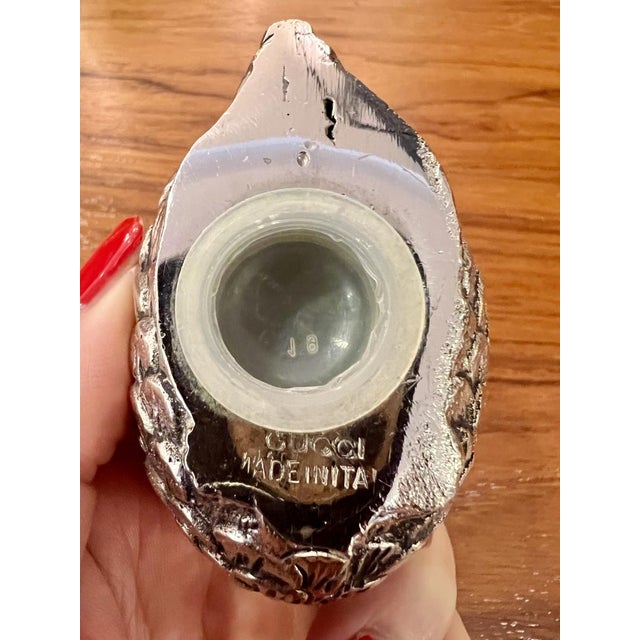 Vintage Coarse Salt and Pepper Shakers in the Shape of Quails by Gucci for Gucci, 1960s, Set of 3 For Sale - Image 4 of 11