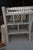 Vintage White Wicker Writing Desk W/ Drawer / Side Basket & Cubbies / Shelves For Sale - Image 4 of 18