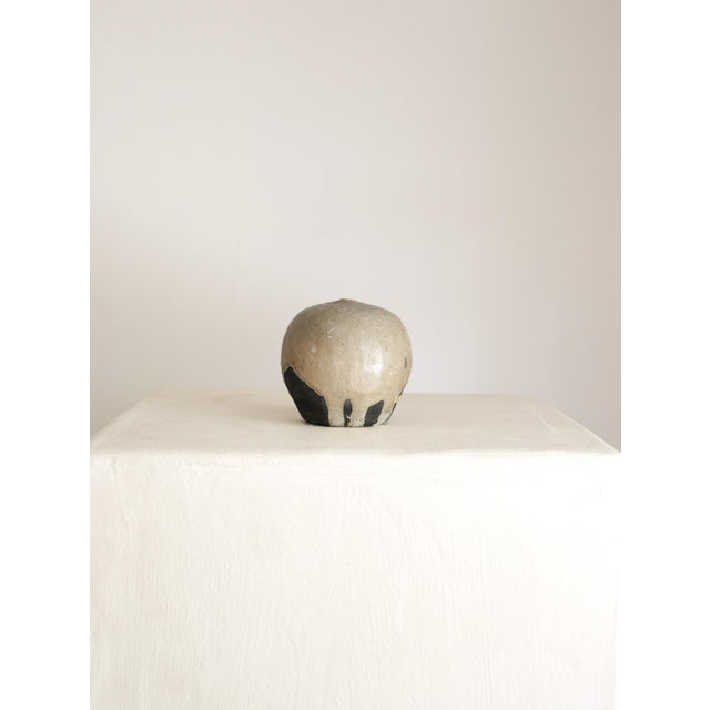 Minimalism Vintage Studio Pottery Vase For Sale - Image 3 of 5