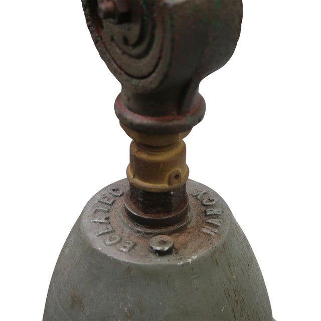 Vintage French Streetlight in Cast Iron and Aluminum by Eclatec For Sale - Image 5 of 7