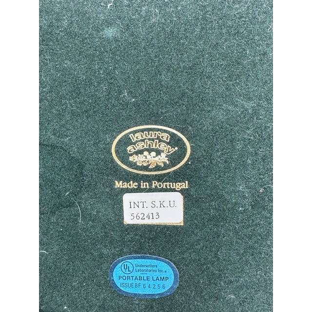 Brass 1990s Brass Corinthian Column Lamp by Laura Ashley For Sale - Image 8 of 8