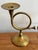 Brass French Horn Candlestick Holders, a Pair For Sale - Image 6 of 8