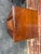 Brown Antique Victorian Style Walnut Burled Wood Narrow Bedside Cabinet For Sale - Image 8 of 14