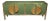 Credenza With Green Glass and Brass Fittings and Handles For Sale