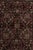 Vintage Indian Agra Floral Wool Rug in Brown & Black , by Rug & Kilim, 1980-1989 For Sale In New York - Image 6 of 9