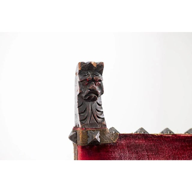 Antique Italian Lounge Chair For Sale - Image 5 of 9