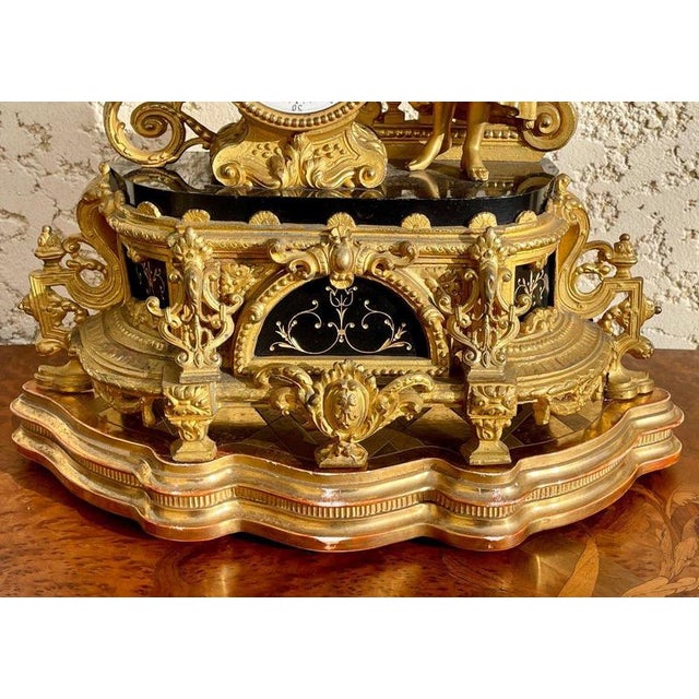 Bronze Samac Clock, 1890s For Sale - Image 5 of 11