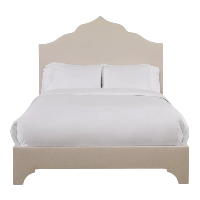 This listing is for the headboard only, and does not include the bedframe with the purchase. From Chairish's line of...