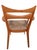 Mid Century Heywood Wakefield Cat's Eye Champagne Model Dining Height Arm Chair M 1553 C For Sale In New York - Image 6 of 12