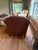English Lee Industries English Traditional Leather Club Chair — Aniline Leather, Oxblood For Sale - Image 3 of 4
