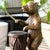 Vintage Castilian Bronze Animal Band Sculptures - Playing Guitar and Drum (Model 3036-34a) - A Matched Pair For Sale - Image 14 of 16