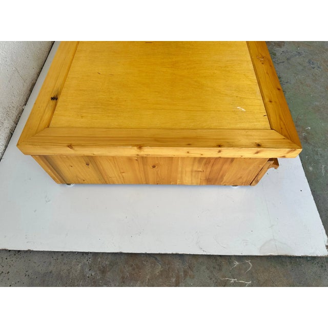 Wood Banquette Bench Charlotte Perriand Style From Meribel For Sale - Image 7 of 8