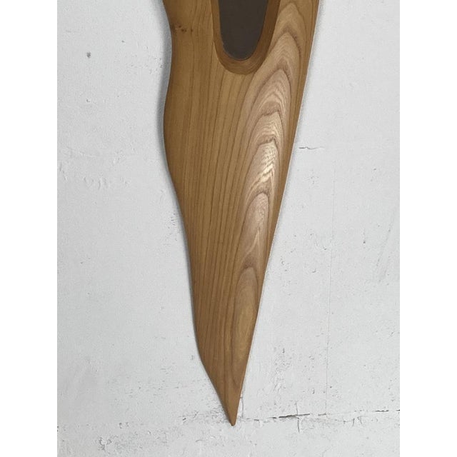 Irish Freeform Elm Mirror by Sheamus Malone, 2001 For Sale - Image 14 of 18