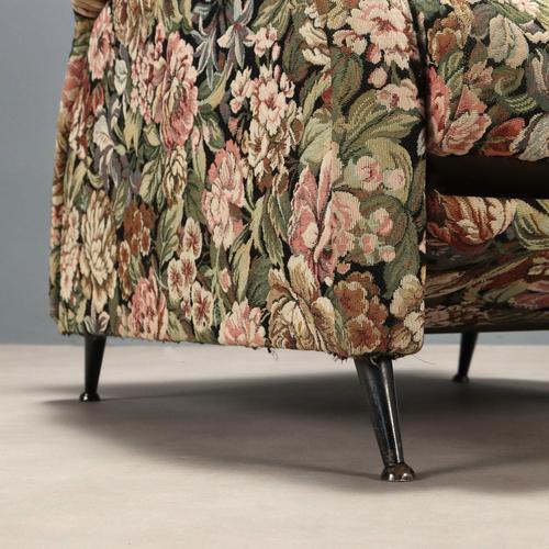 Vintage Reclining Armchair in and Fabric Metal, 1960s For Sale - Image 6 of 11