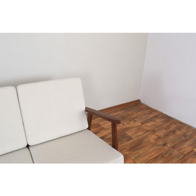 Mid-Century Modern Danish Teak 2-Seater Sofa, 1960s For Sale - Image 10 of 12