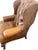 Traditional Rare Vintage Zagaroli Chesterfield Wingback Leather Chair With Hairy Claws For Sale - Image 3 of 10