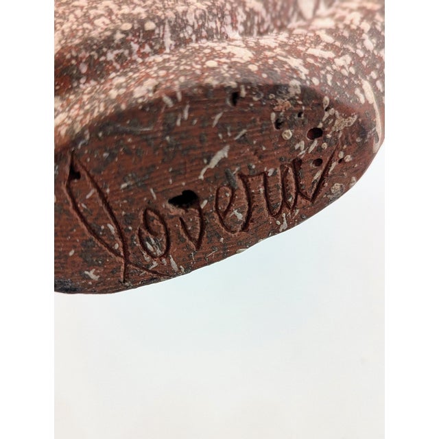 James Lovera Mid-Century Speckled Ceramic Bird Sculpture For Sale In San Francisco - Image 6 of 7