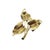 Tiffany and Co. Mid 20th Century Tiffany & Co. 18 Karat Yellow Gold and Sapphire Leaf Brooch/Pin For Sale - Image 4 of 7
