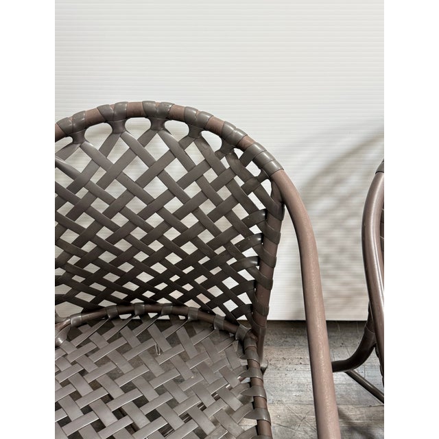 Plastic Brown Jordan Outdoor Armchairs, Set of Three For Sale - Image 7 of 12