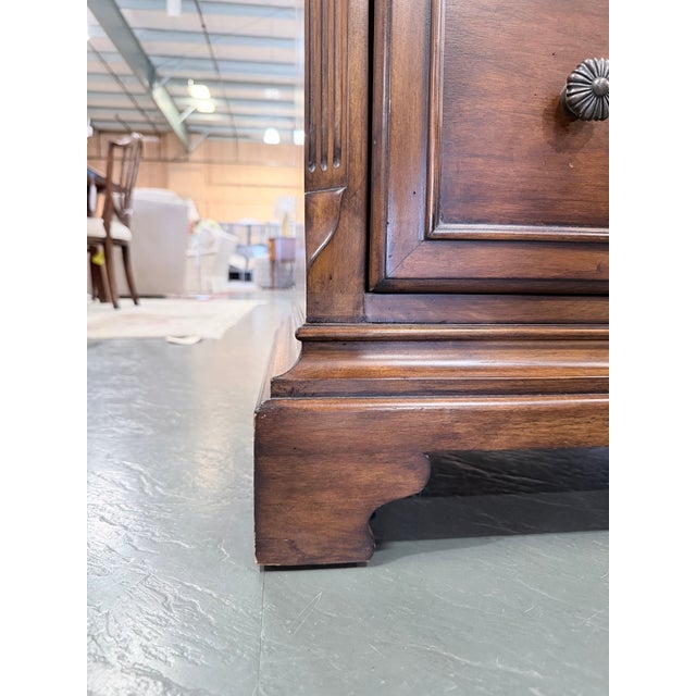Brown Ethan Allen Tuscany Chianti Tall Lingerie Chest For Sale - Image 8 of 11