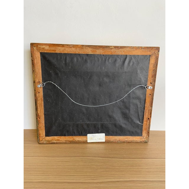 Antique Oil on Board Edward Custer Signed and Dated 1873 For Sale - Image 9 of 10