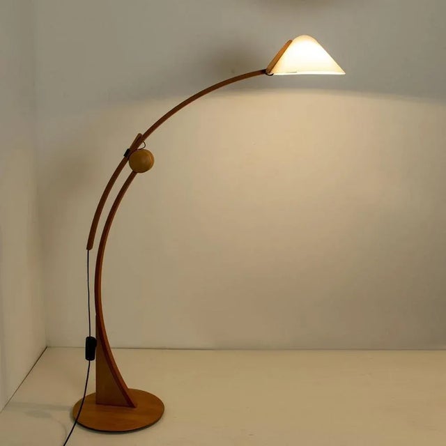 Wood Pollo Floor Lamp by Domus, 1970s For Sale - Image 7 of 13