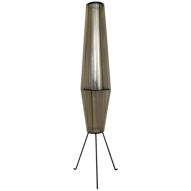 Space Age Rocket Floor Lamp, Czechoslovakia, 1960s For Sale - Image 6 of 6