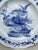 English Blue & White Plate Eagle & Frog Brown Westhead and Moore, circa 1890. Was sold in the Grand Depot 21 rue Drouot...