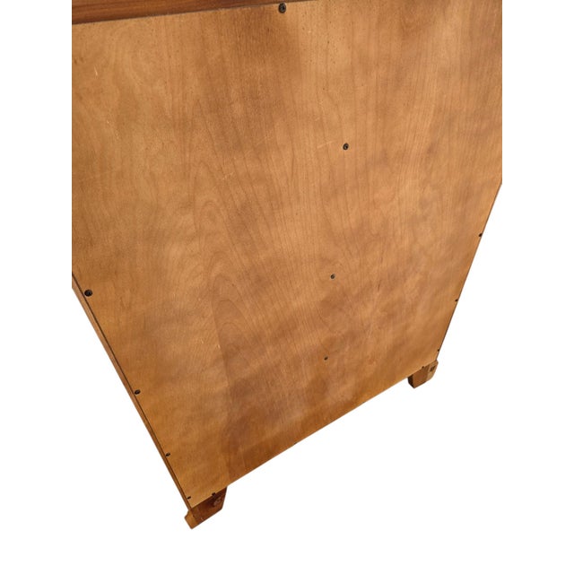 1990s Ethan Allen American Impressions High Chest Dresser Armoire Mission Arts Crafts For Sale - Image 16 of 18