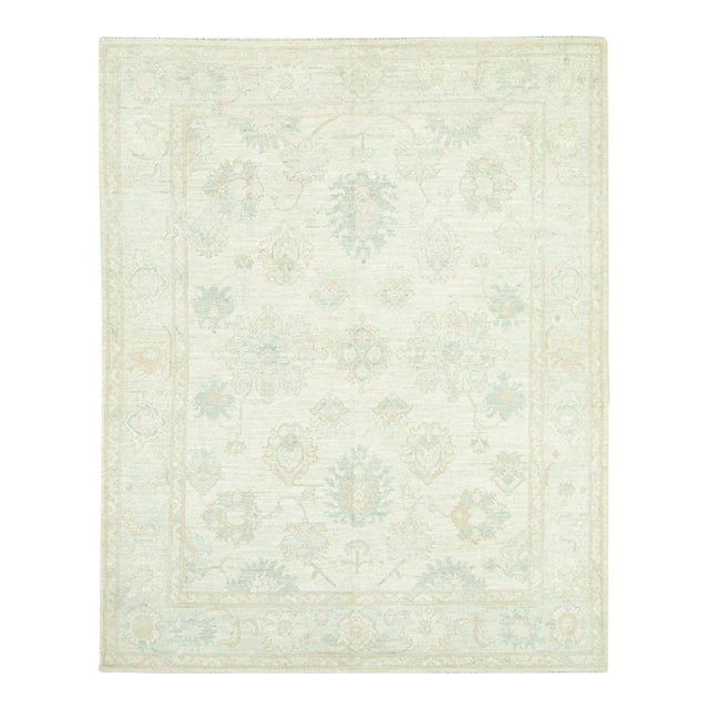 Oushak Rug 9'1" x 10' For Sale