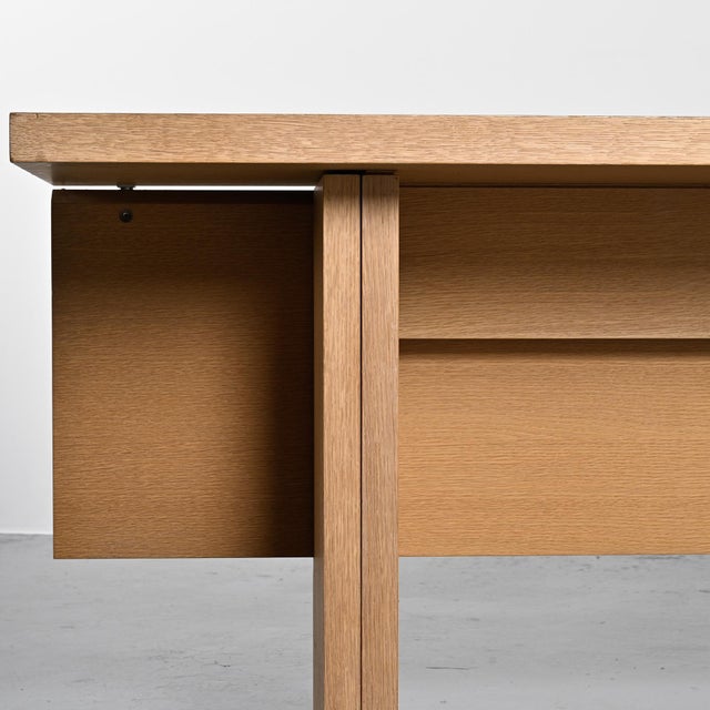 Cerused Wood Console Extending into Dining Table, 1990s For Sale - Image 11 of 17