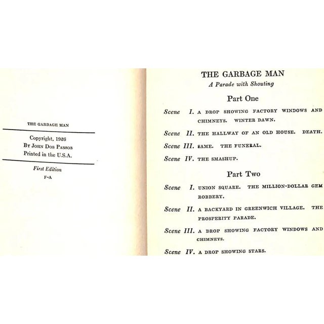 "The Garbage Man" 1926 Passos, John Dos For Sale In New York - Image 6 of 6