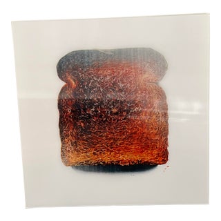 Erin Rothstein Lenticular Toast and Bagel Print 16 X 16 For Sale