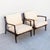 1960s Restored Ib Kofod-Larsen for Selig Danish Modern Sculptural "Blade" Lounge Chairs in Leather For Sale - Image 16 of 18