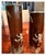 Set of 4 Bamboo Cylinder Vases With Silver Plate Frog, Dragonfly & Grass Accents For Sale - Image 6 of 8