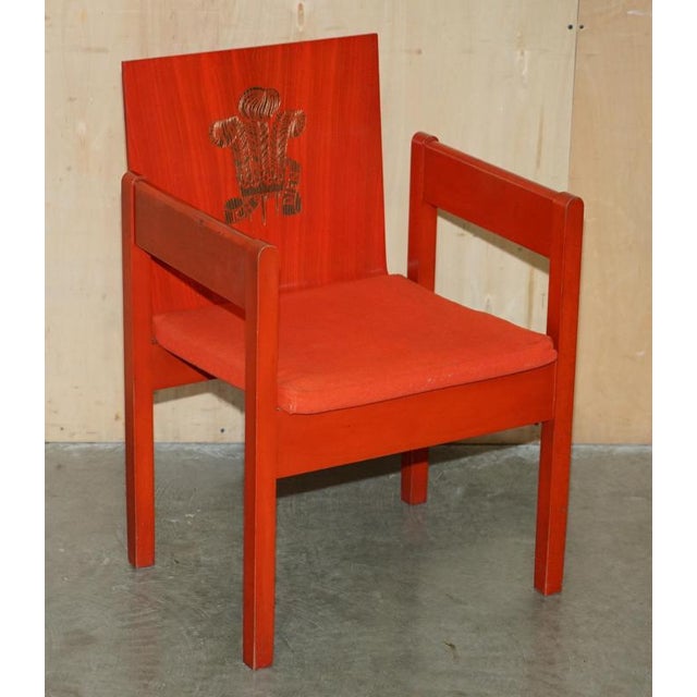 Vintage Prince Charles Investiture Armchair by Alvar Aalto, 1969 For Sale - Image 3 of 14