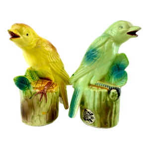Vintage Mid Century Modern CMI Chadwick Japan Bird Salt & Pepper Shakers - a Pair