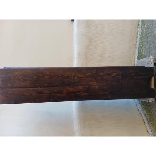 Small Tuscan Chestnut Display Cabinet, Early 1900s For Sale - Image 14 of 18