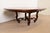 Henredon Henredon Italian Provincial Carved Walnut and Burl Wood Pedestal Extension Dining Table, Newly Refinished For Sale - Image 4 of 14