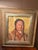 American 1990s American Portrait of Indian Oil Painting of Native American Man Wearing Necklace Unsigned - Style After Nicolai Fechin and Robert Henri For Sale - Image 3 of 4
